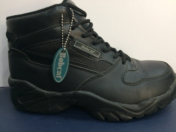 Bobcat Black Leather Safety Trainer Boots SB (400)