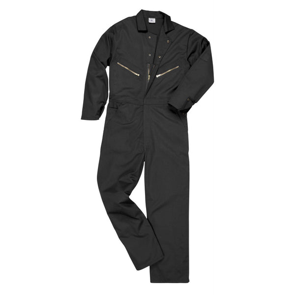 Portwest Texpel Finish Two-Way Zipper Overalls (C808 POLY/COTTON / C806T COTTON /