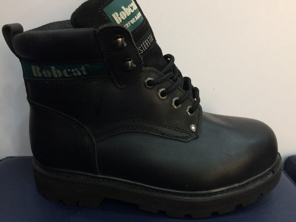 Bobcat Black Leather Safety Boots S2 (391)